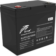 Аккумуляторная батарея RITAR LiFePO4 R-LFP 12.8V 100Ah Mini (12.8В, 100Ач, 4S4P/BMS 100A)