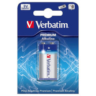 Батарейка VERBATIM Premium Alkaline «Крона» (49924)