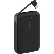 Повербанк BELKIN Boost Charge USB-C PD Power Bank 10K with Integrated Cable 10000mAh Black (BPB021HQBK)