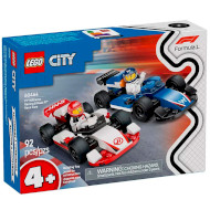 Конструктор LEGO City F1 Автомобили для гонок F1 команд Williams Racing и Haas F1 92дет. (60464)