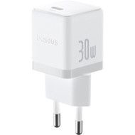 Зарядное устройство BASEUS Palm Fast Charger 1C 30W EU Moon White (P10111605213-00)