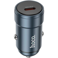 Автомобильное зарядное устройство HOCO Z57 Glorious 1xUSB-C, PD30W Metal Gray (6942007633048)