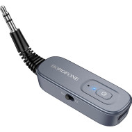 Bluetooth аудио адаптер BOROFONE BC51 Bidirectional AUX BT Audio Receiver/Transmitter Gray