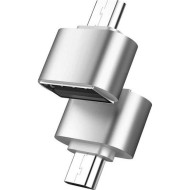 Адаптер XOKO AC-035 USB-A to Type-C Silver (XK-AC035-SL)