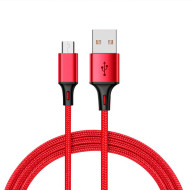Кабель XO NB143 USB-A to Micro-USB 1м Red