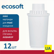 Комплект картриджей для фильтра-кувшина ECOSOFT CRVK12AQRECO 12шт