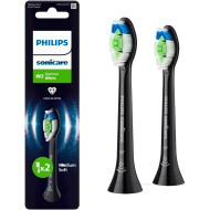 Насадка для зубной щётки PHILIPS Sonicare W2 Optimal Black 2шт (HX6062/88)