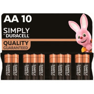 Батарейка DURACELL Simply AA 10шт/уп (5016803)