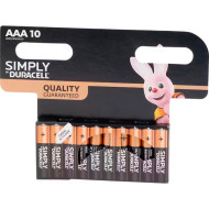 Батарейка DURACELL Simply AAA 10шт/уп (5015904)