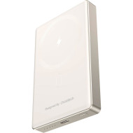 Повербанк MagSafe CHOETECH B739 1xUSB-C, PD3.0, QC3.0 Magnetic Wireless Power Bank 20W 10000mAh Beige