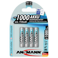 Аккумулятор ANSMANN AAA 1000mAh 4шт/уп (5030882)