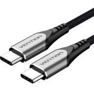 Кабель VENTION USB Type-C to Type-C 60W 1м Gray (TADHF)
