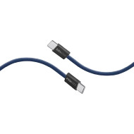 Кабель PROMATE EcoLine-CC120 USB-C to USB-C PD 60W 1.2м Navy