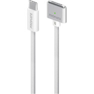 Кабель питания для ноутбука PROMATE MagCord-140PD USB-C to MagSafe 3 PD 140W 2м White