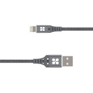 Кабель PROMATE NeverLink-i USB-A to Lightning 1.2м Gray