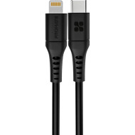 Кабель PROMATE PowerLink-120 USB-C to Lightning PD 20W 1.2м Black