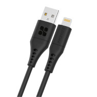 Кабель PROMATE PowerLink-Ai200 USB-A to Lightning 2м Black