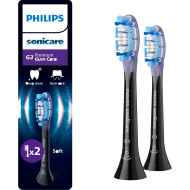 Насадка для зубной щётки PHILIPS Sonicare G3 Premium Gum Care Black 2шт (HX9052/88)