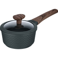 Ковш с крышкой RESTO Ran Black 16см 1.3л (93900)