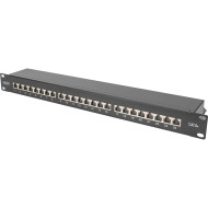 Патч-панель DIGITUS CAT 6a, Class E Patch Panel 1U 19" 24-port STP Cat.6a в сборе (DN-91624S-EA-B)
