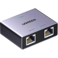 Разветвитель порта локальной сети UGREEN NW301 Gigabit Ethemet Splitter Cat.8 Gray (45311)