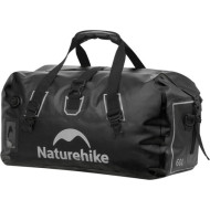 Сумка дорожная NATUREHIKE CNK2450XB015 Outdoor PX6 Waterproof Bag 60L Black (6975641883760)