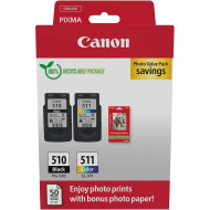 Картридж CANON PG-510/CL-511 MultiPack, Black+Color (2970B017)