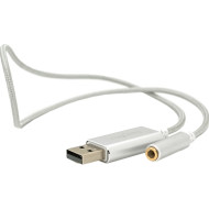 Внешняя звуковая карта VEGGIEG V-K202 USB2.0 External Sound Adapter
