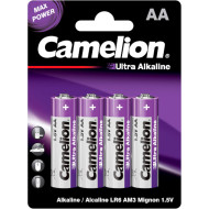 Батарейка CAMELION Ultra Alkaline AA 4шт/уп (LR6-BP4UT)