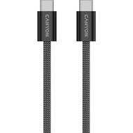 Кабель CANYON OnWire 60MG Type-C to Type-C Magnet Braided 60W 1м Black (CND-CCMG60AB15B)
