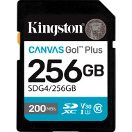Карта памяти KINGSTON SDXC Canvas Go! Plus 256GB UHS-I U3 V30 Class 10 (SDG4/256GB)