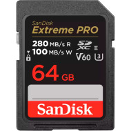 Карта памяти SANDISK SDXC Extreme Pro 64GB UHS-II U3 V60 Class 10 (SDSDXEP-064G-GN4IN)
