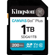 Карта памяти KINGSTON SDXC Canvas Go! Plus 1TB UHS-I U3 V30 Class 10 (SDG4/1TB)