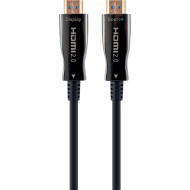 Кабель оптический (AOC) CABLEXPERT Premium Series 4K HDMI v2.0 30м Black (CCBP-HDMI-AOC-30M-02)