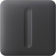 Кнопка для одноклавишного выключателя (диммера) AJAX SoloButton Dimmer 1-gang 2-way for LightSwitch Graphite