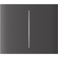 Кнопка для двухклавишного выключателя AJAX CenterButton Vertical 2-gang for LightSwitch Gray