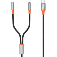 Кабель XO NB-R269B USB-C to 3.5mm 1м Black