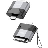 Адаптер XO GB013 HDMI - DVI Black/Gray