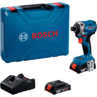Аккумуляторный гайковёрт BOSCH GDR 18V-215 Professional (0.601.9N2.022)