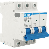 Выключатель автоматический CHINT NXB-63 C25 3p, 25А, C, 6кА