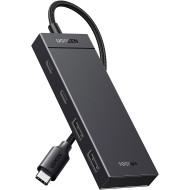 USB-хаб UGREEN CM806 USB-C to 2xUSB-A + 2xUSB-C 3.2 Gen2 10Gbps Black (35583)
