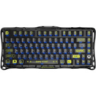 Клавиатура беспроводная GRAVASTAR Mercury K1 Lite Transparent Black