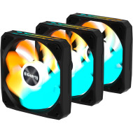 Комплект вентиляторов GIGABYTE EZ Chain RVS Fan 120 Black 3-Pack