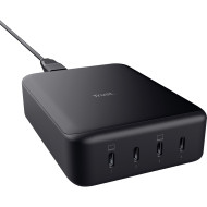 Зарядное устройство TRUST Maxo 240W GaN 4xUSB-C, PD3.0 Desk Charger Black (25413)