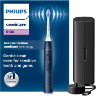 Электрическая зубная щётка PHILIPS Sonicare 6100 series Blue + дорожный футляр (HX7403/05)