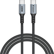 Кабель VERBATIM Sync & Charge Type-C to Type-C 100W 1.2м Black (31846)