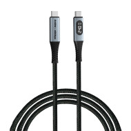 Кабель VERBATIM USB4.0 Sync & Charge Power Display Cable Type-C to Type-C PD 240W 1.2м Black (31849)