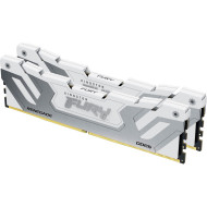 Модуль памяти KINGSTON FURY Renegade CUDIMM DDR5 8800MHz 48GB Kit 2x24GB White/Silver (KF588CU42RWK2-48)