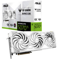 Видеокарта ASUS TUF Gaming GeForce RTX 5070 Ti 16GB GDDR7 White OC Edition (TUF-RTX5070TI-O16G-WHITE-GAMING)