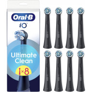 Насадка для зубной щётки BRAUN ORAL-B iO Ultimate Clean Black 8шт (80832140)
